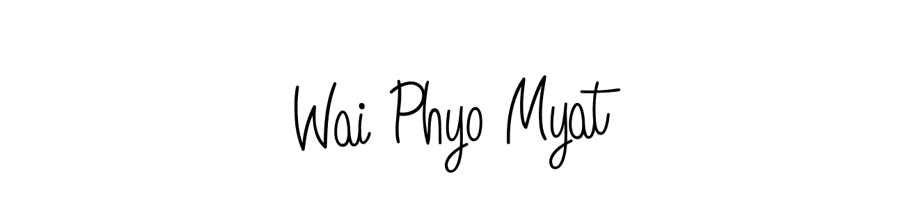 Make a short Wai Phyo Myat signature style. Manage your documents anywhere anytime using Angelique-Rose-font-FFP. Create and add eSignatures, submit forms, share and send files easily. Wai Phyo Myat signature style 5 images and pictures png