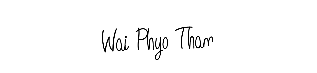 How to Draw Wai Phyo Than signature style? Angelique-Rose-font-FFP is a latest design signature styles for name Wai Phyo Than. Wai Phyo Than signature style 5 images and pictures png