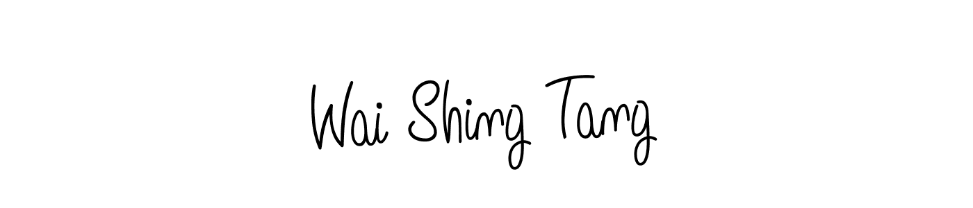 if you are searching for the best signature style for your name Wai Shing Tang. so please give up your signature search. here we have designed multiple signature styles  using Angelique-Rose-font-FFP. Wai Shing Tang signature style 5 images and pictures png