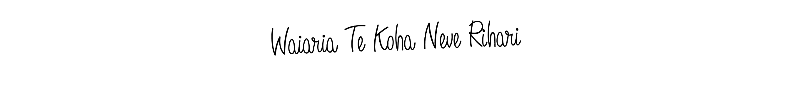 It looks lik you need a new signature style for name Waiaria Te Koha Neve Rihari. Design unique handwritten (Angelique-Rose-font-FFP) signature with our free signature maker in just a few clicks. Waiaria Te Koha Neve Rihari signature style 5 images and pictures png