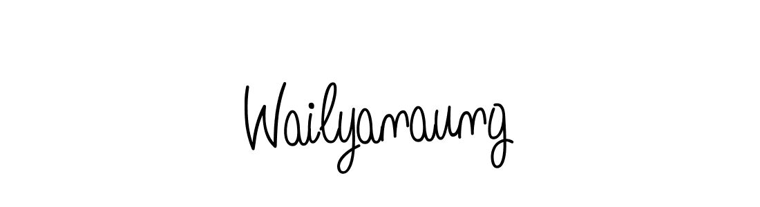Make a beautiful signature design for name Wailyanaung. Use this online signature maker to create a handwritten signature for free. Wailyanaung signature style 5 images and pictures png
