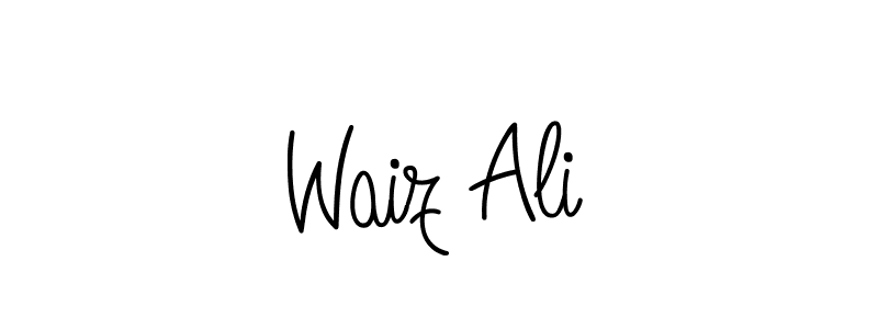 Also we have Waiz Ali name is the best signature style. Create professional handwritten signature collection using Angelique-Rose-font-FFP autograph style. Waiz Ali signature style 5 images and pictures png