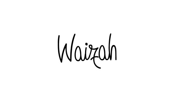 How to make Waizah signature? Angelique-Rose-font-FFP is a professional autograph style. Create handwritten signature for Waizah name. Waizah signature style 5 images and pictures png