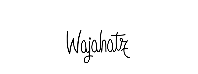 Wajahatz stylish signature style. Best Handwritten Sign (Angelique-Rose-font-FFP) for my name. Handwritten Signature Collection Ideas for my name Wajahatz. Wajahatz signature style 5 images and pictures png