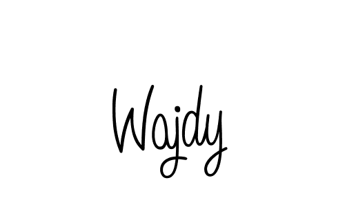 How to Draw Wajdy signature style? Angelique-Rose-font-FFP is a latest design signature styles for name Wajdy. Wajdy signature style 5 images and pictures png