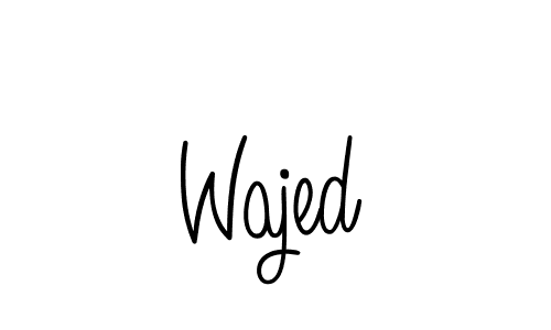 Best and Professional Signature Style for Wajed. Angelique-Rose-font-FFP Best Signature Style Collection. Wajed signature style 5 images and pictures png