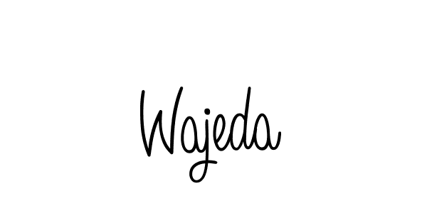 Also we have Wajeda name is the best signature style. Create professional handwritten signature collection using Angelique-Rose-font-FFP autograph style. Wajeda signature style 5 images and pictures png