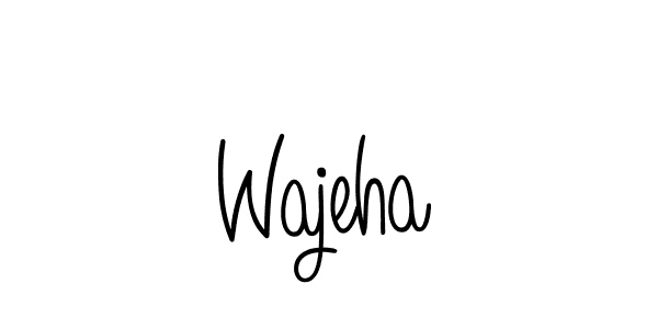 Best and Professional Signature Style for Wajeha. Angelique-Rose-font-FFP Best Signature Style Collection. Wajeha signature style 5 images and pictures png