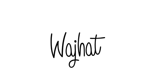 The best way (Angelique-Rose-font-FFP) to make a short signature is to pick only two or three words in your name. The name Wajhat include a total of six letters. For converting this name. Wajhat signature style 5 images and pictures png