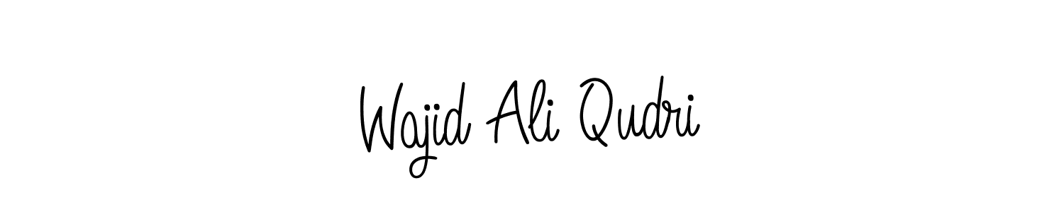 How to Draw Wajid Ali Qudri signature style? Angelique-Rose-font-FFP is a latest design signature styles for name Wajid Ali Qudri. Wajid Ali Qudri signature style 5 images and pictures png