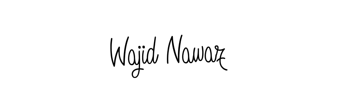 Best and Professional Signature Style for Wajid Nawaz. Angelique-Rose-font-FFP Best Signature Style Collection. Wajid Nawaz signature style 5 images and pictures png