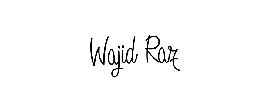 It looks lik you need a new signature style for name Wajid Raz. Design unique handwritten (Angelique-Rose-font-FFP) signature with our free signature maker in just a few clicks. Wajid Raz signature style 5 images and pictures png