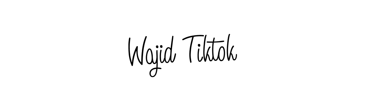 It looks lik you need a new signature style for name Wajid Tiktok. Design unique handwritten (Angelique-Rose-font-FFP) signature with our free signature maker in just a few clicks. Wajid Tiktok signature style 5 images and pictures png