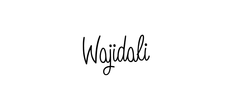 Make a beautiful signature design for name Wajidali. Use this online signature maker to create a handwritten signature for free. Wajidali signature style 5 images and pictures png