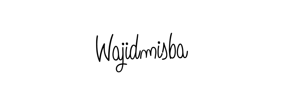 Wajidmisba stylish signature style. Best Handwritten Sign (Angelique-Rose-font-FFP) for my name. Handwritten Signature Collection Ideas for my name Wajidmisba. Wajidmisba signature style 5 images and pictures png