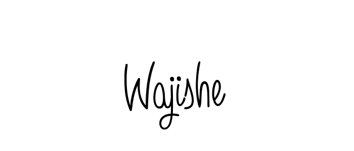 Here are the top 10 professional signature styles for the name Wajishe. These are the best autograph styles you can use for your name. Wajishe signature style 5 images and pictures png