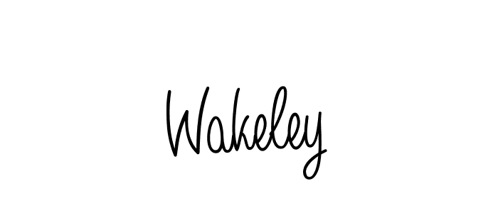 How to make Wakeley signature? Angelique-Rose-font-FFP is a professional autograph style. Create handwritten signature for Wakeley name. Wakeley signature style 5 images and pictures png