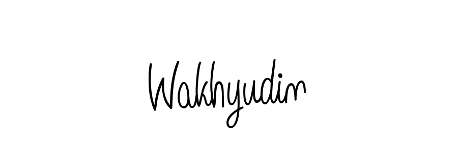 How to Draw Wakhyudin signature style? Angelique-Rose-font-FFP is a latest design signature styles for name Wakhyudin. Wakhyudin signature style 5 images and pictures png