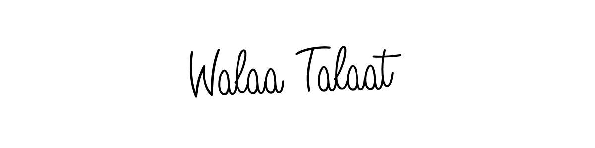 How to Draw Walaa Talaat signature style? Angelique-Rose-font-FFP is a latest design signature styles for name Walaa Talaat. Walaa Talaat signature style 5 images and pictures png