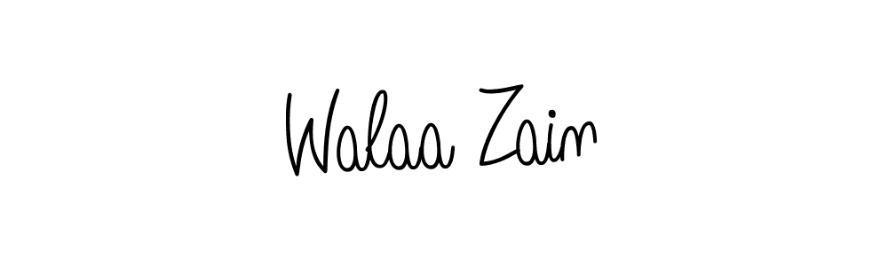 You can use this online signature creator to create a handwritten signature for the name Walaa Zain. This is the best online autograph maker. Walaa Zain signature style 5 images and pictures png