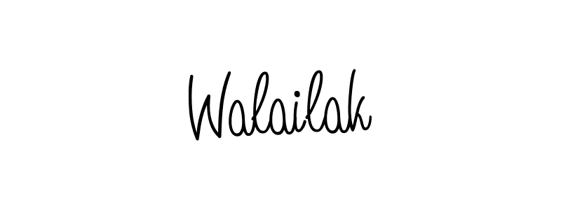 How to make Walailak signature? Angelique-Rose-font-FFP is a professional autograph style. Create handwritten signature for Walailak name. Walailak signature style 5 images and pictures png