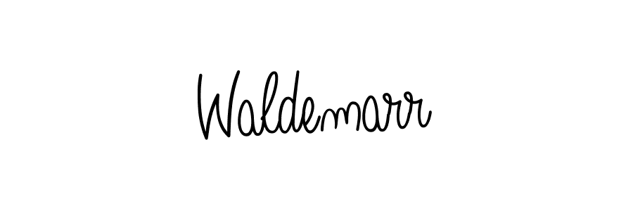 How to Draw Waldemarr signature style? Angelique-Rose-font-FFP is a latest design signature styles for name Waldemarr. Waldemarr signature style 5 images and pictures png