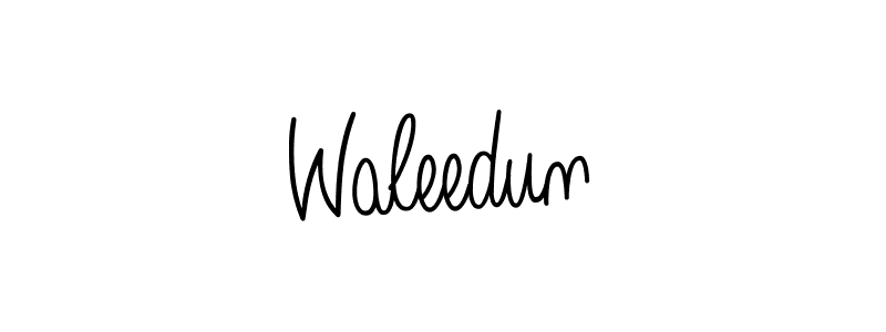 Create a beautiful signature design for name Waleedun. With this signature (Angelique-Rose-font-FFP) fonts, you can make a handwritten signature for free. Waleedun signature style 5 images and pictures png