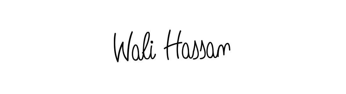 Similarly Angelique-Rose-font-FFP is the best handwritten signature design. Signature creator online .You can use it as an online autograph creator for name Wali Hassan. Wali Hassan signature style 5 images and pictures png