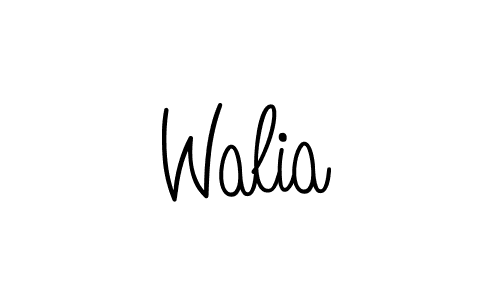 How to Draw Walia signature style? Angelique-Rose-font-FFP is a latest design signature styles for name Walia. Walia signature style 5 images and pictures png