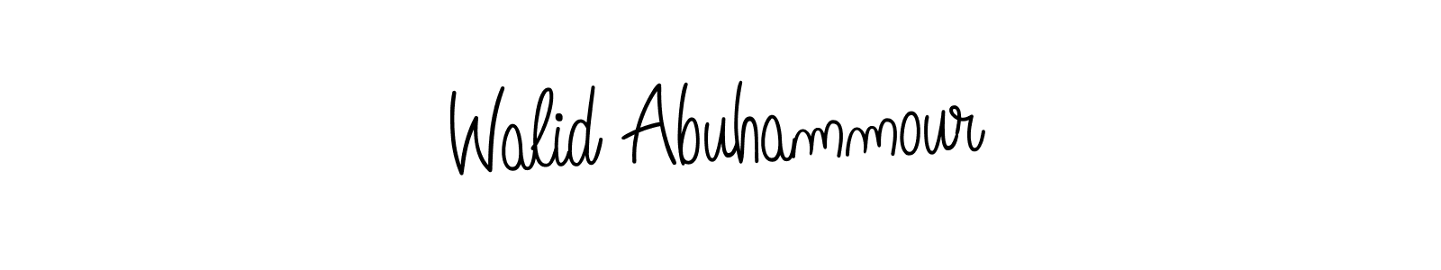 This is the best signature style for the Walid Abuhammour name. Also you like these signature font (Angelique-Rose-font-FFP). Mix name signature. Walid Abuhammour signature style 5 images and pictures png