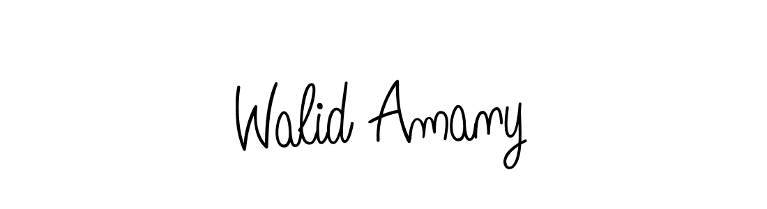 if you are searching for the best signature style for your name Walid Amany. so please give up your signature search. here we have designed multiple signature styles  using Angelique-Rose-font-FFP. Walid Amany signature style 5 images and pictures png
