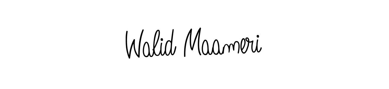 You can use this online signature creator to create a handwritten signature for the name Walid Maameri. This is the best online autograph maker. Walid Maameri signature style 5 images and pictures png