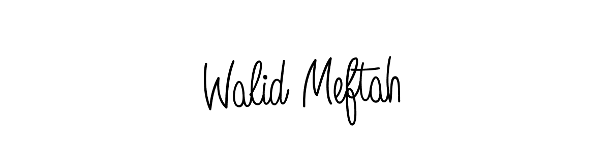 You can use this online signature creator to create a handwritten signature for the name Walid Meftah. This is the best online autograph maker. Walid Meftah signature style 5 images and pictures png