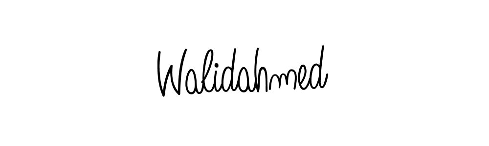 Walidahmed stylish signature style. Best Handwritten Sign (Angelique-Rose-font-FFP) for my name. Handwritten Signature Collection Ideas for my name Walidahmed. Walidahmed signature style 5 images and pictures png