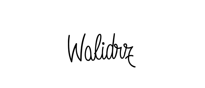 Walidrz stylish signature style. Best Handwritten Sign (Angelique-Rose-font-FFP) for my name. Handwritten Signature Collection Ideas for my name Walidrz. Walidrz signature style 5 images and pictures png