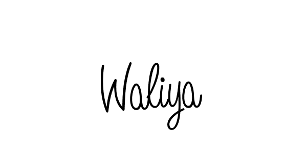 Check out images of Autograph of Waliya name. Actor Waliya Signature Style. Angelique-Rose-font-FFP is a professional sign style online. Waliya signature style 5 images and pictures png