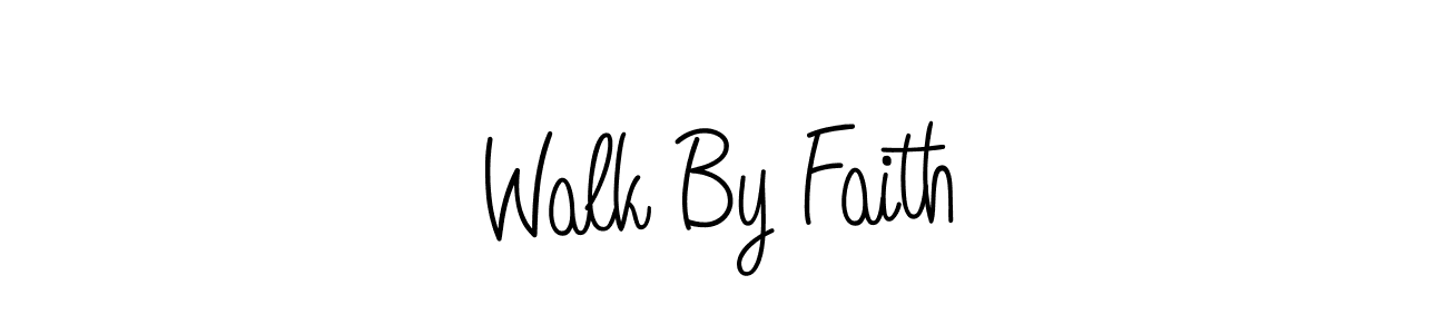 Make a beautiful signature design for name Walk By Faith. With this signature (Angelique-Rose-font-FFP) style, you can create a handwritten signature for free. Walk By Faith signature style 5 images and pictures png