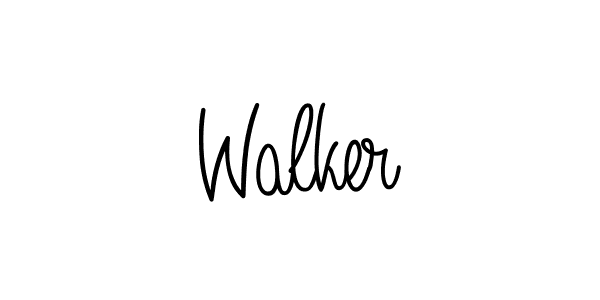 The best way (Angelique-Rose-font-FFP) to make a short signature is to pick only two or three words in your name. The name Walker include a total of six letters. For converting this name. Walker signature style 5 images and pictures png
