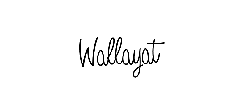 Make a beautiful signature design for name Wallayat. Use this online signature maker to create a handwritten signature for free. Wallayat signature style 5 images and pictures png