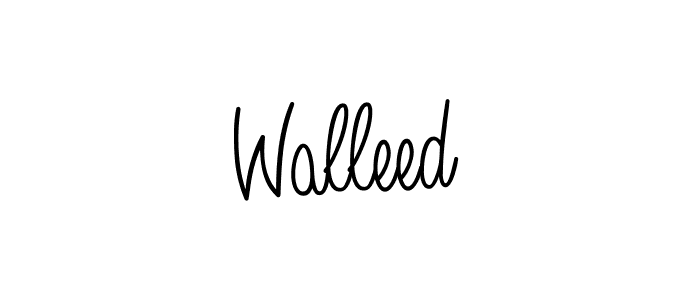 Make a beautiful signature design for name Walleed. Use this online signature maker to create a handwritten signature for free. Walleed signature style 5 images and pictures png