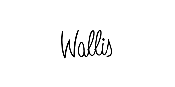 Design your own signature with our free online signature maker. With this signature software, you can create a handwritten (Angelique-Rose-font-FFP) signature for name Wallis. Wallis signature style 5 images and pictures png