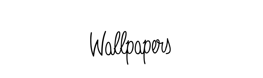 Create a beautiful signature design for name Wallpapers. With this signature (Angelique-Rose-font-FFP) fonts, you can make a handwritten signature for free. Wallpapers signature style 5 images and pictures png