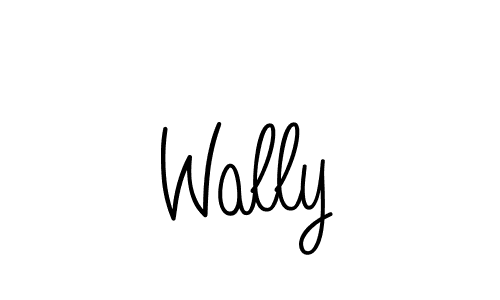 How to Draw Wally signature style? Angelique-Rose-font-FFP is a latest design signature styles for name Wally. Wally signature style 5 images and pictures png