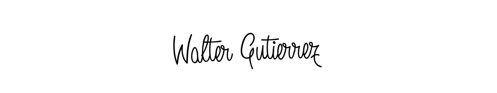 Angelique-Rose-font-FFP is a professional signature style that is perfect for those who want to add a touch of class to their signature. It is also a great choice for those who want to make their signature more unique. Get Walter Gutierrez name to fancy signature for free. Walter Gutierrez signature style 5 images and pictures png