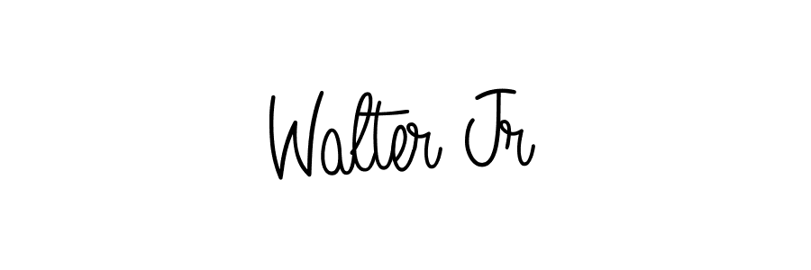 How to Draw Walter Jr signature style? Angelique-Rose-font-FFP is a latest design signature styles for name Walter Jr. Walter Jr signature style 5 images and pictures png