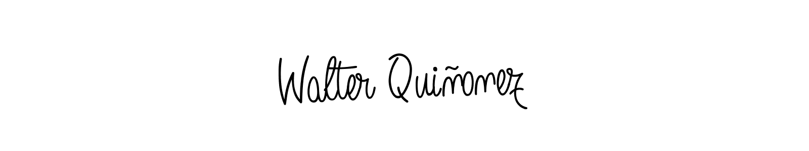 Create a beautiful signature design for name Walter Quiñonez. With this signature (Angelique-Rose-font-FFP) fonts, you can make a handwritten signature for free. Walter Quiñonez signature style 5 images and pictures png