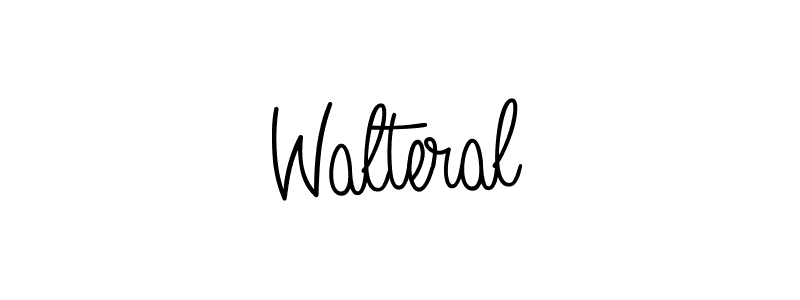 Create a beautiful signature design for name Walteral. With this signature (Angelique-Rose-font-FFP) fonts, you can make a handwritten signature for free. Walteral signature style 5 images and pictures png