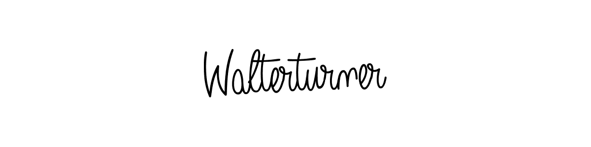 You should practise on your own different ways (Angelique-Rose-font-FFP) to write your name (Walterturner) in signature. don't let someone else do it for you. Walterturner signature style 5 images and pictures png
