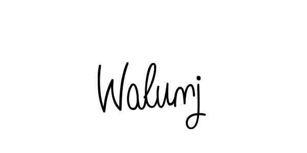 You can use this online signature creator to create a handwritten signature for the name Walunj. This is the best online autograph maker. Walunj signature style 5 images and pictures png