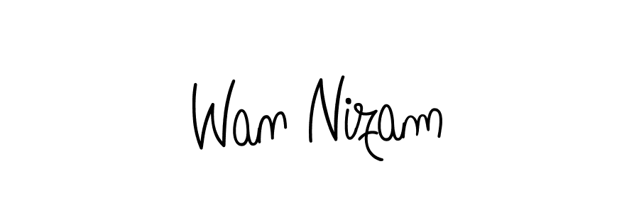 Make a beautiful signature design for name Wan Nizam. Use this online signature maker to create a handwritten signature for free. Wan Nizam signature style 5 images and pictures png